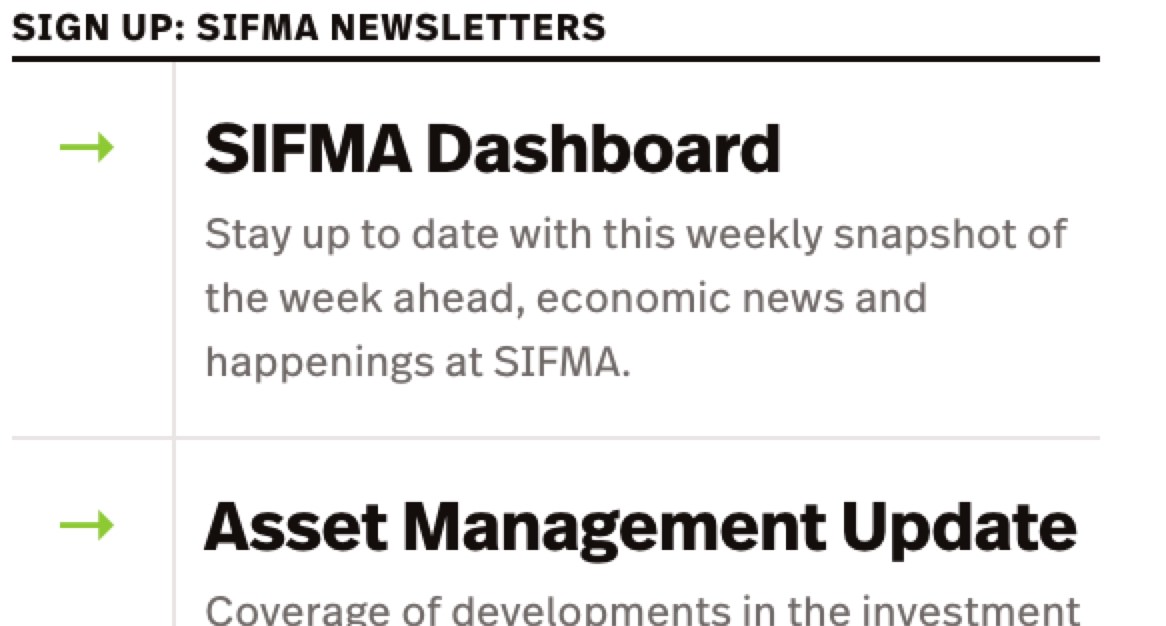 Screenshot of SIFMA typography