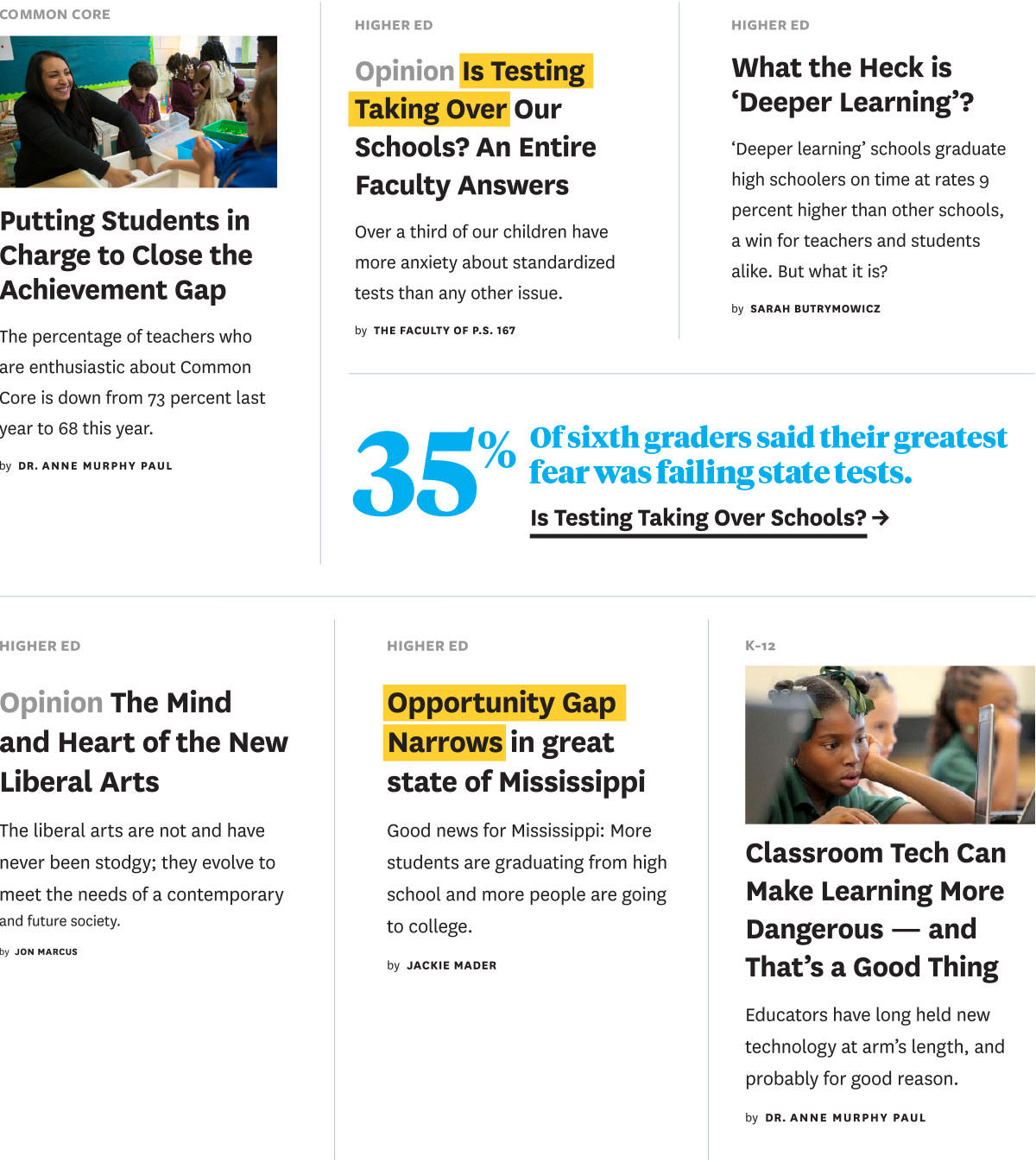 hechinger article example