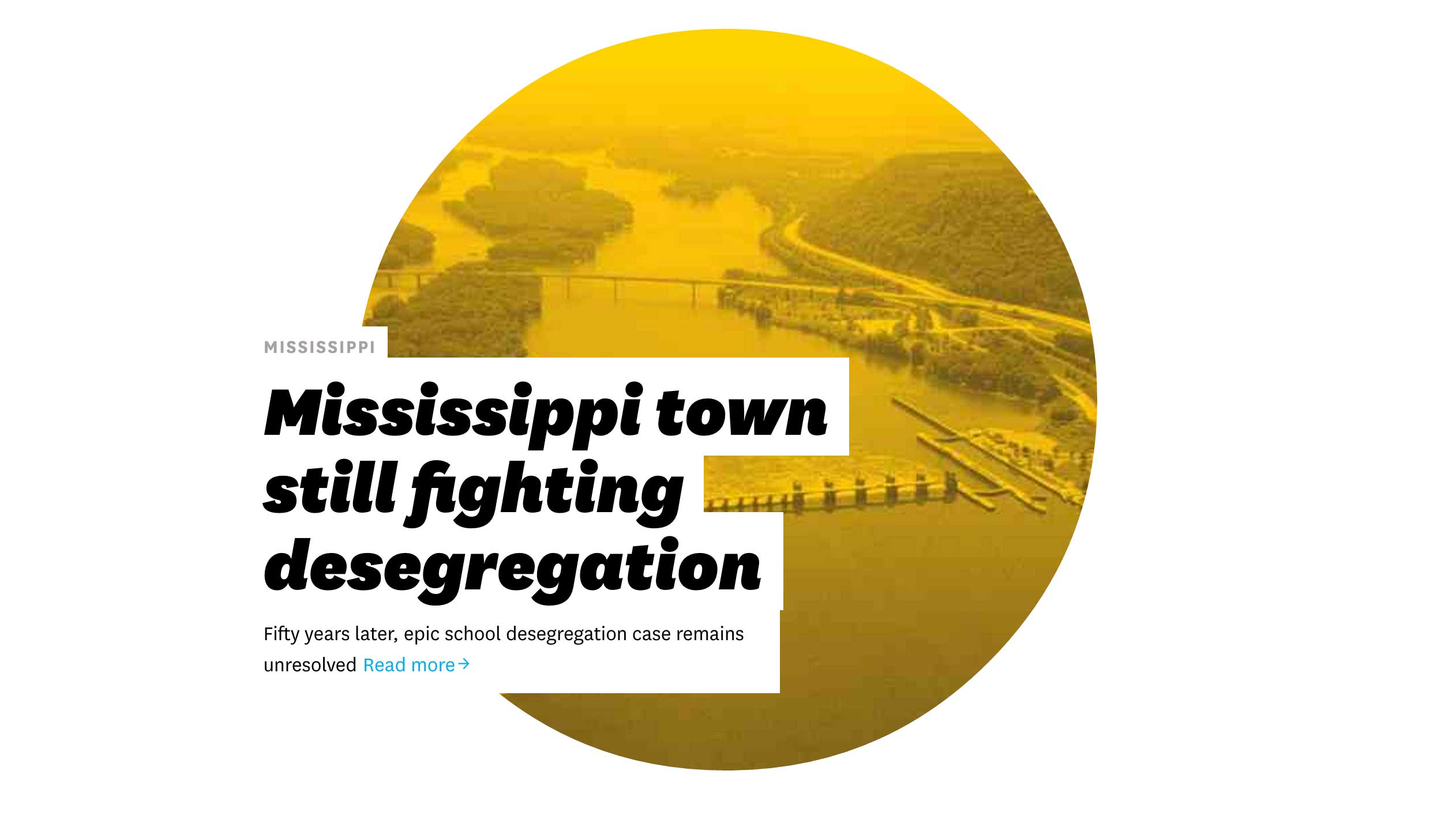 a section of the hechinger report page